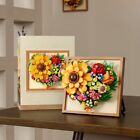 Flower Plant Building Set Sunflower Gift For Adult DIY Home Office Decoration AU