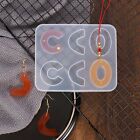 Silicone Earring Pendant Jewelry Mold Resin Casting Mould Tool DIY Epoxy AU NEW