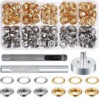 103pcs Eyelet Punch Die Tool Kits + 6mm Eyelets Grommet Washer For Leather Craft