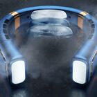 8000mAh Hanging Cooler with LED Lights Neck Fan Cooling Neckband Digital Display