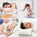 2x Hotel Quality Bamboo Pillow Breathable Home Pillows Queen Size Medium Firm