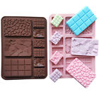Cake Bake Cook Silicone Mold Bar Break Apart Choc Block Ice Tray Chocolate Mould