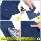 24x Assorted Iron On Denim Fabric Mending Patches Repair Kits For Denim Jeans AU