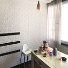 20PCS 3D Wallpaper Wall Panels Self Adhesive Brick Waterproof Stickers 70*77CM