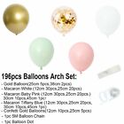 196pcs Pink Gold Balloon Garland Arch Kit Set Birthday Wedding Party Decorations