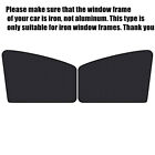 4PCS Magnetic Car Window Sun Shade UV Protection Front+Rear Side Window Curtain