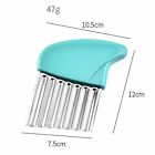 2x Stainless Steel Crinkle Cutter Wavy Vegetable Potato Chip Slicer Knife Blade