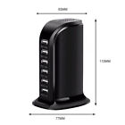 6Ports Charging Station USB Desktop Charger Rapid Tower Power Adapter Wall HUB