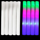 192x LED Foam Sticks RGB Thunder 48cm Glow Stick Flashing Light Rave Party Cheer