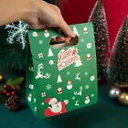 50PCS Christmas Candy Biscuit Packaging Box Small Gift Bag for Baking Hand Treat