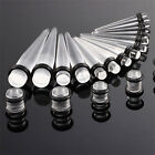50pcs Ear Stretching Kit Plug Set Stretch Ear Taper Stretcher Expander Tapers AU