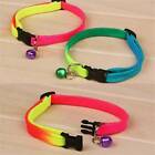 12PCS Dog Kitten Puppy Collar Adjustable Harness Pet Cat Neck Strap with Bell AU