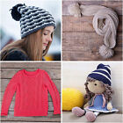 18PCS 80CM Tube Carbonized Circular Bamboo Knitting Needles Set Yarn Tools NEW