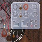 Silicone Earring Pendant Jewelry Mold Resin Casting Mould Tool DIY Epoxy AU NEW