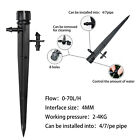 200pcs Adjustable Water Flow Irrigation Drippers on Stake Emitter Drip System