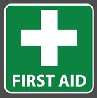 10pk First Aid / Fire Extinguisher Safety Sign OHS WHS waterproof Vinyl 100mm