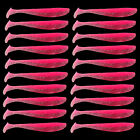20X Soft Plastic Fishing Lures 70mm Paddle TAIL FLATHEAD Bream Bass Cod Lure New