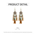 Chic Bohemian Dreamcatcher Tassel Earrings Geometric Design Women's Jewelry AU