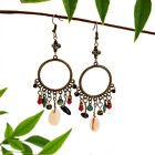 Bohemian Geometric Dreamcatcher Tassel Earrings Stylish Women's Fashion Jewelry