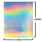 10 pcs A4 Holographic Glossy Self Adhesive Sticker Paper Label Inkjet Printer AU