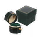 Green Mini Jewellery Box Ring Storage Organizer Case Small Travel Box for Rings