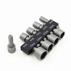 9PCS Power Nut Driver Drill Bit Set Metric Socket Wrench Screw 1/4