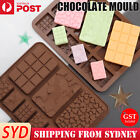 Cake Bake Cook Silicone Mold Bar Break Apart Choc Block Ice Tray Chocolate Mould