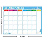 Monthly/Weekly Planner Fridge Calendar Magnetic Board with 3 markers + an Eraser