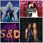 2M Tinsel Curtain Foil Metallic Fringe Backdrop Party Door Decorations Event New