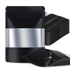 100PCS Aluminum Foil Mylar Food Packaging Zip Seal Bags Stand Up Pouches Bags AU