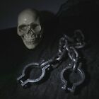 Neck & Hand Shackles Chains Irons Novelty Halloween Fancy Dress Accessory Prop