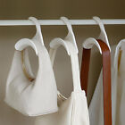 Closet Hat Silk Scarf Shawls Purse Handbag Storage Arched Hanger Hook Wall Shelf