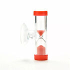 6X Suction Cup Hourglass for Tooth Brushing Shower Timer Suction Cup Count Down