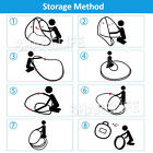 OZ Folding Mosquito Net Automatic Canopy Dome Insect Bed Netting Camping Tent