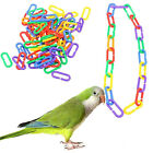 500PCS Plastic C-clips Hooks Chain C-links Sugar Glider Rat Parrot Bird Toys AU