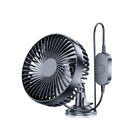 12V Car Fan Portable USB Vehicle Truck 360° Rotatable Auto Cooling Cooler Fan