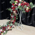 1.8M Wine Red Artificial Flower Arrangement Green Leaves Backdrop Flower Wedding