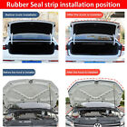 D Shape Universal Car Door Rubber Seal Trim Strip Weatherstrip Edge Cover 10M AU
