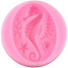 Sea Shell Seahorse Silicone Fondant Mould Cake Craft Starfish Icing Baking Mold