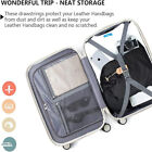 1x Black Satin Silk Storage Bag Drawstring Dust-Proof Pouch Pack Portable HotBag