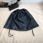 1x Black Satin Silk Storage Bag Drawstring Dust-Proof Pouch Pack Portable HotBag