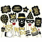 30th Birthday Party Photo Booth Props Sets Decorations Glitter Birthday Party AU