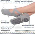 5 Pairs Yoga Socks Non Slip Pilates Massage Ballet Socks Grip Exercise Cotton AU