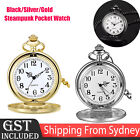 Vintage Steel Quartz Pocket Watch Classic Pocket Watch with Short Chain