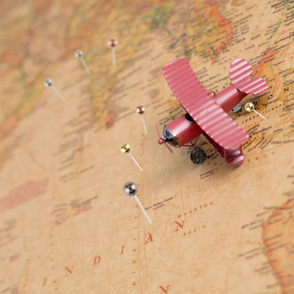 800Pcs Map Push Pins Map Tacks Round Head Tacks Steel Points Assorted Colour AUS