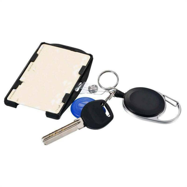 10x Double Sided Rigid Plastic ID Holder Card Badge Sleeve Protector Case Cover