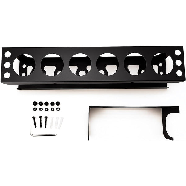 Caulking Gun Storage Rack 6 Hole Wall Mount Sealant Tube Holder Organiser
