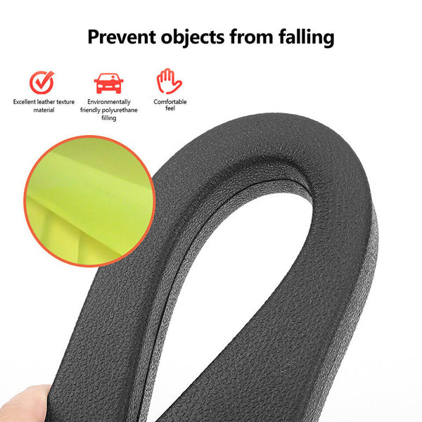 2Pcs Car Seat Gap Filler Spacer Auto PU Universal Soft Holster Blocker Pad AU