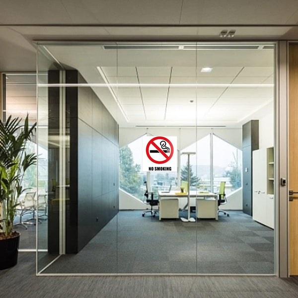 2-10X No Smoking Sticker Warning Decal Sign Waterproof Fade Proof Outdoor Vinyl