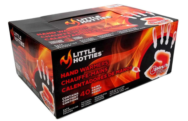 Little HOTTIES 40 Pairs 80 Hand Warmers Heat Heater Snow Ski Warmer EXP 07/2029
